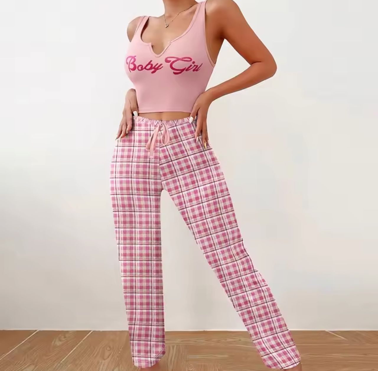 BABY GIRL NIGHTWEAR WITH TROUSERS