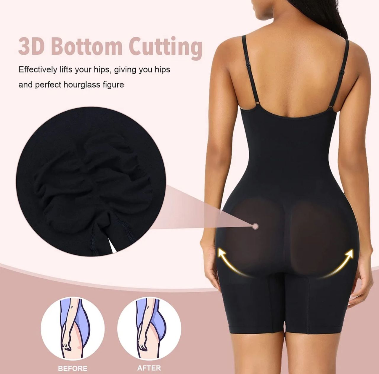 COMPRESSION SHAPEWEAR (CAMISOLE BACK DESIGN)
