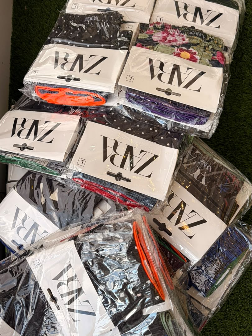 MIXED DESIGNS ZARA BOXERS  12PCS