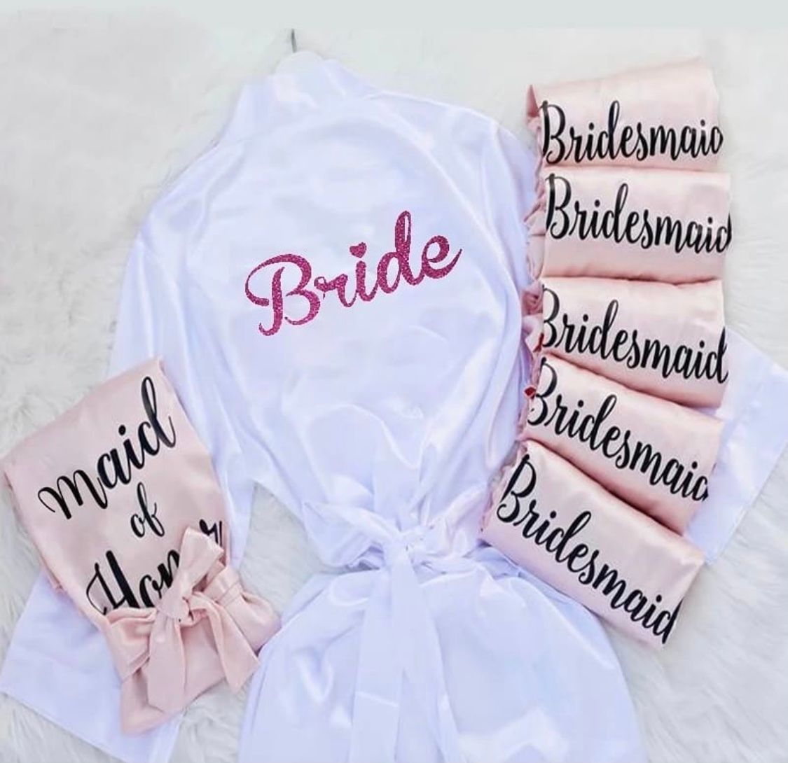 CUSTOMIZED BRIDAL ROBES WITH INNER