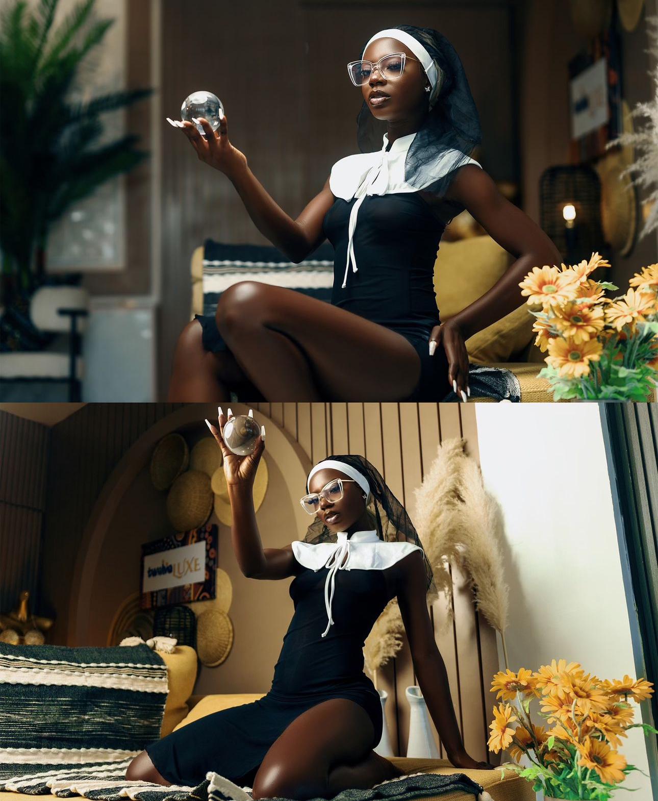 HALLOWEEN NUN SET 