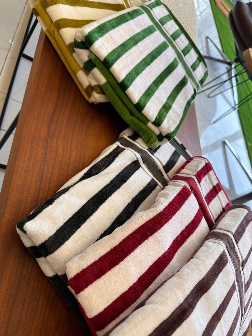 VIVO STIPE COTTON TOWEL 80CM BY 160CM