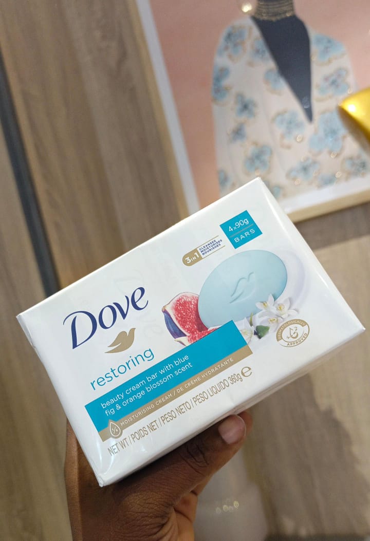 Dove 3 in 1 Exfoliating Bar Soap