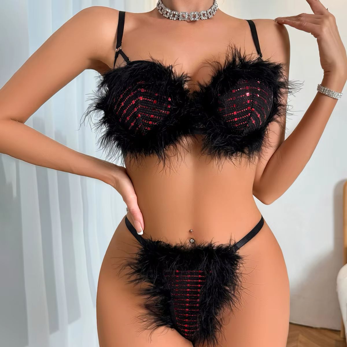Push Up Sequin (Bra & Pant)