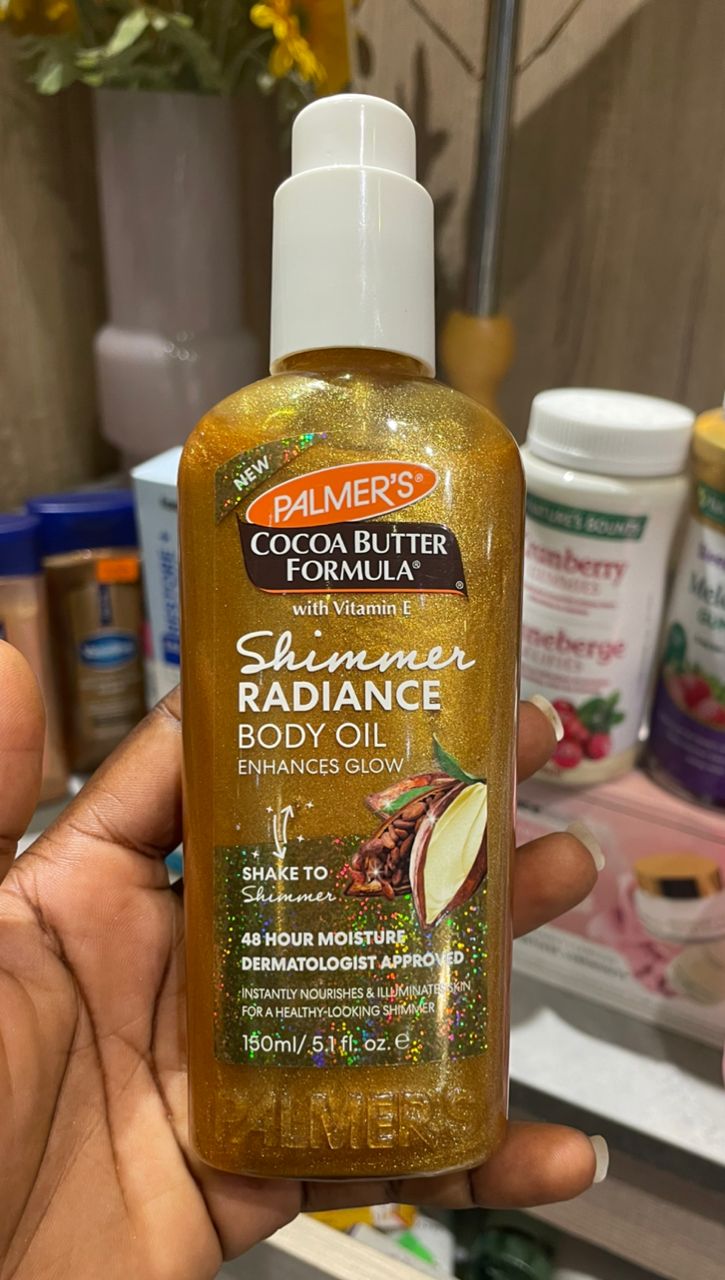 Palmer's shimmer radiance body oil