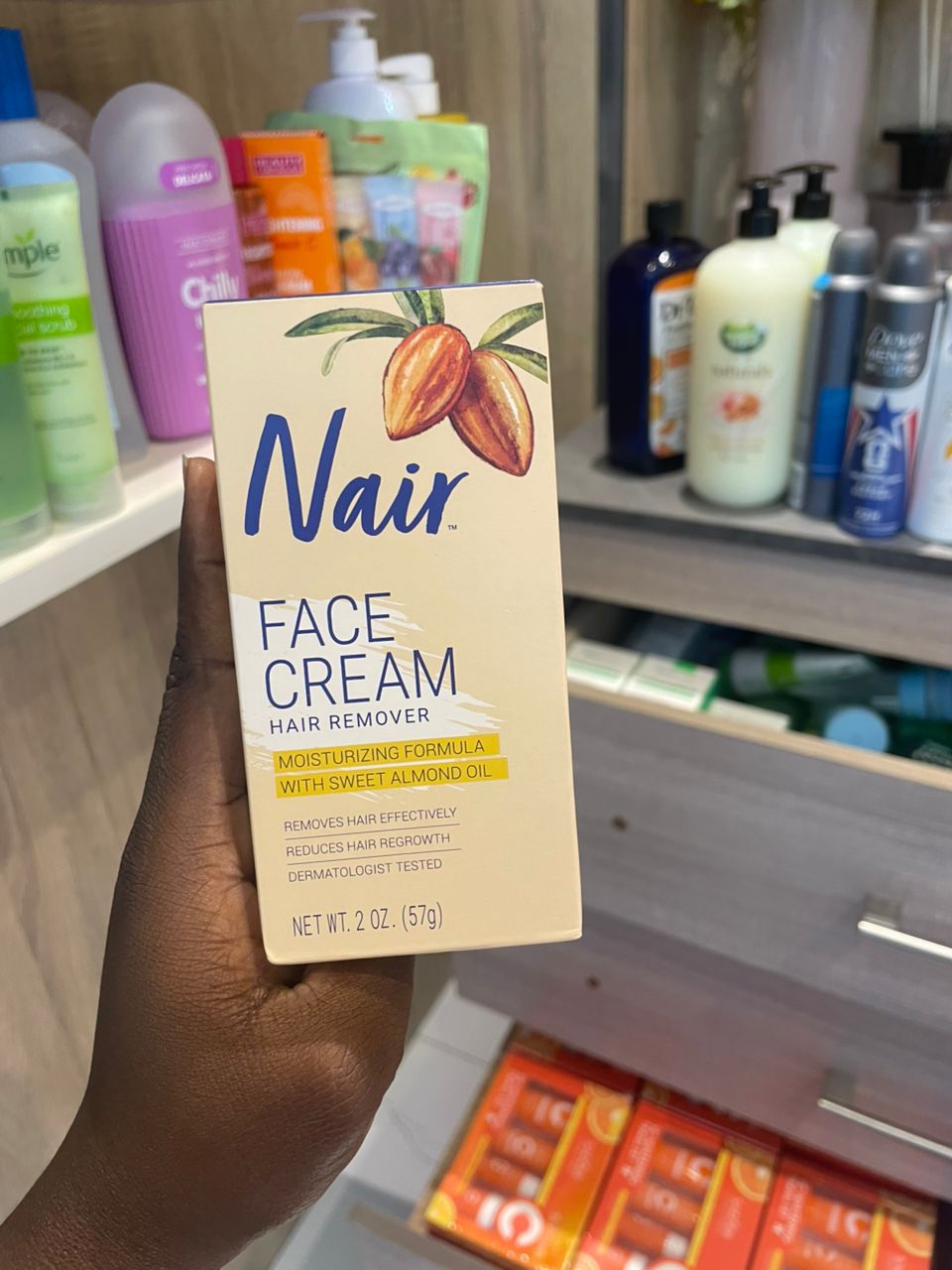 Nair Face Cream Hair Remover