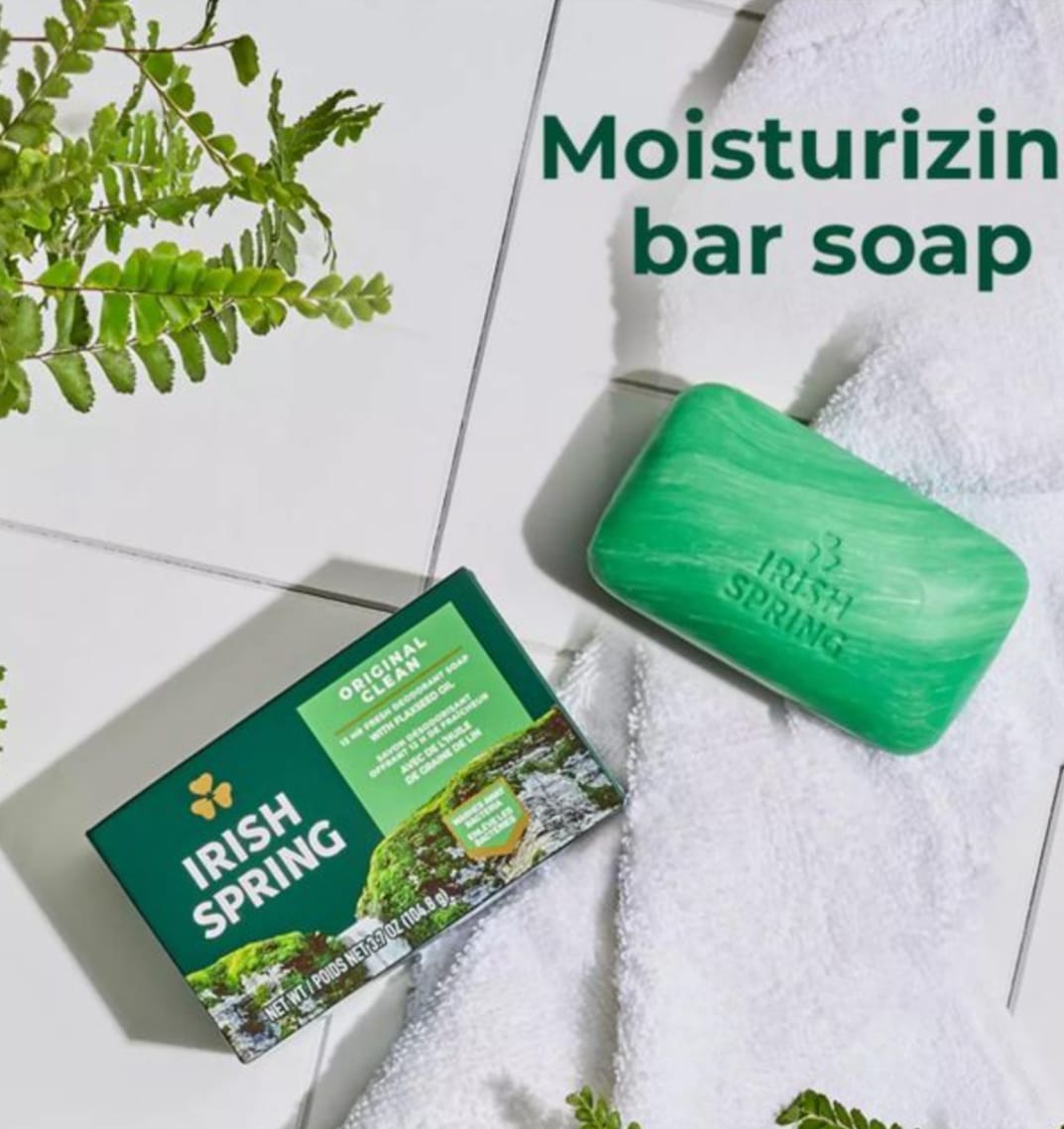IRISH SPRING BAR DEODORANT SOAP